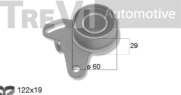 Trevi Automotive KD1496 - Kit cinghie dentate www.autoricambit.com