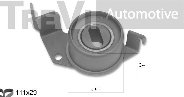 Trevi Automotive KD1498 - Kit cinghie dentate www.autoricambit.com