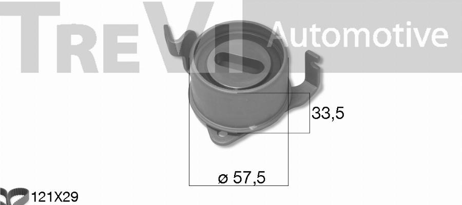 Trevi Automotive KD1493 - Kit cinghie dentate www.autoricambit.com