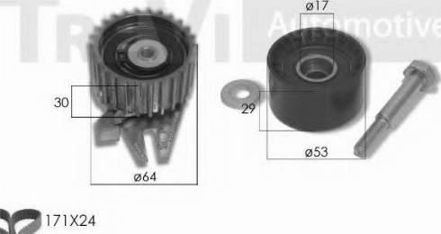 Trevi Automotive KD1464 - Kit cinghie dentate www.autoricambit.com