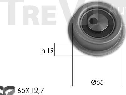 Trevi Automotive KD1432 - Kit cinghie dentate www.autoricambit.com