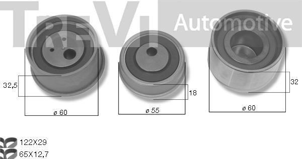 Trevi Automotive KD1508 - Kit cinghie dentate www.autoricambit.com