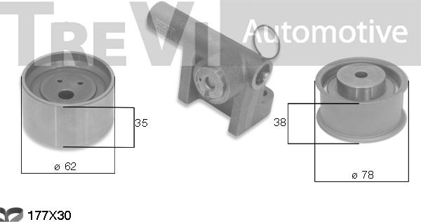 Trevi Automotive KD1512 - Kit cinghie dentate www.autoricambit.com