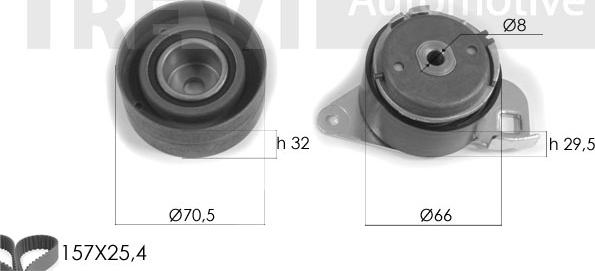 Trevi Automotive KD1194 - Kit cinghie dentate www.autoricambit.com