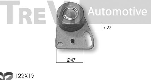 Trevi Automotive KD1117 - Kit cinghie dentate www.autoricambit.com