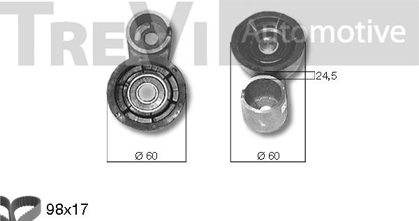 Trevi Automotive KD1187 - Kit cinghie dentate www.autoricambit.com