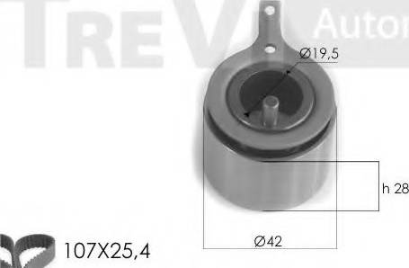 Trevi Automotive KD1353 - Kit cinghie dentate www.autoricambit.com