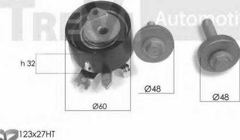 Trevi Automotive KD1243 - Kit cinghie dentate www.autoricambit.com