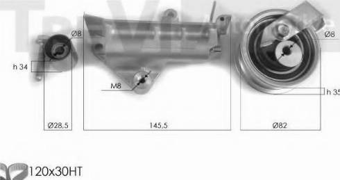 Trevi Automotive KD1267 - Kit cinghie dentate www.autoricambit.com