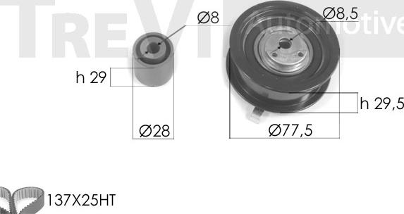 Trevi Automotive KD1206 - Kit cinghie dentate www.autoricambit.com