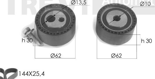 Trevi Automotive KD1213 - Kit cinghie dentate www.autoricambit.com