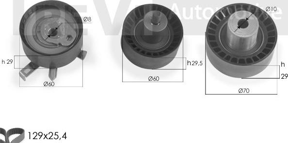 Trevi Automotive KD1281 - Kit cinghie dentate www.autoricambit.com