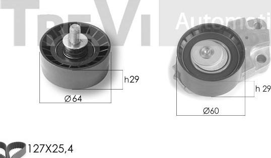 Trevi Automotive KD1279 - Kit cinghie dentate www.autoricambit.com