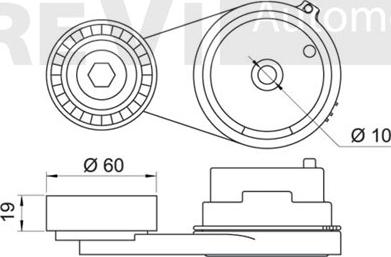 Trevi Automotive TA1989 - Tendicinghia, Cinghia Poly-V www.autoricambit.com