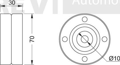 Trevi Automotive TA1456 - Galoppino/Guidacinghia, Cinghia Poly-V www.autoricambit.com