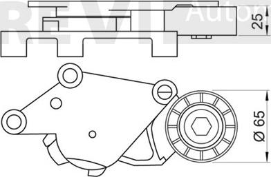 Trevi Automotive TA1560 - Tendicinghia, Cinghia Poly-V www.autoricambit.com