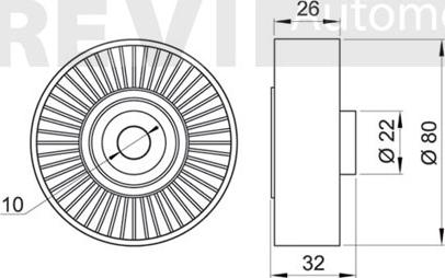 Trevi Automotive TA1503 - Galoppino/Guidacinghia, Cinghia Poly-V www.autoricambit.com