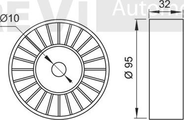 Trevi Automotive TA1583 - Galoppino/Guidacinghia, Cinghia Poly-V www.autoricambit.com