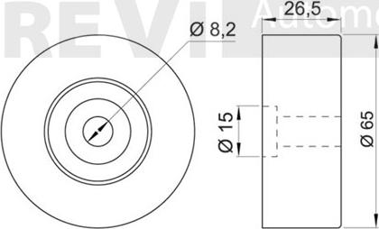 Trevi Automotive TA1539 - Galoppino/Guidacinghia, Cinghia Poly-V www.autoricambit.com