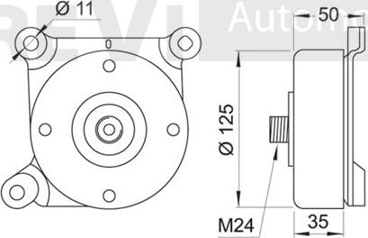 Trevi Automotive TA1571 - Galoppino/Guidacinghia, Cinghia Poly-V www.autoricambit.com