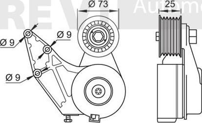 Trevi Automotive TA1609 - Galoppino/Guidacinghia, Cinghia Poly-V www.autoricambit.com