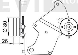 Trevi Automotive TA1065 - Galoppino/Guidacinghia, Cinghia Poly-V www.autoricambit.com