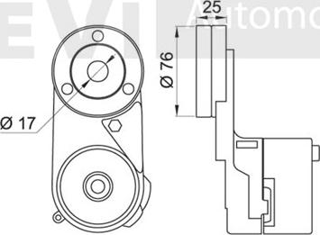 Trevi Automotive TA1898 - Tendicinghia, Cinghia Poly-V www.autoricambit.com