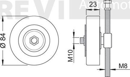 Trevi Automotive TA1888 - Galoppino/Guidacinghia, Cinghia Poly-V www.autoricambit.com