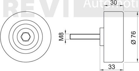 Trevi Automotive TA1874 - Galoppino/Guidacinghia, Cinghia Poly-V www.autoricambit.com