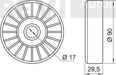 Trevi Automotive TA1356 - Galoppino/Guidacinghia, Cinghia Poly-V www.autoricambit.com