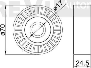 Trevi Automotive TA1207 - Galoppino/Guidacinghia, Cinghia Poly-V www.autoricambit.com