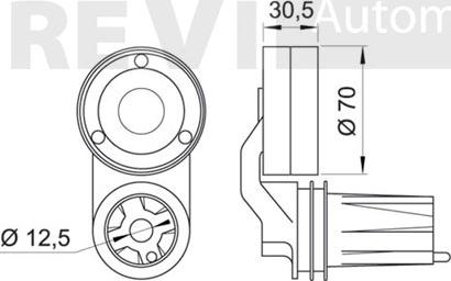 Trevi Automotive TA1792 - Tendicinghia, Cinghia Poly-V www.autoricambit.com