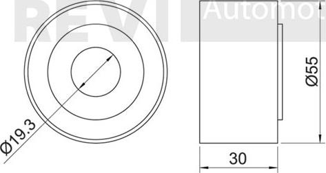 Trevi Automotive TD1646 - Rullo tenditore, Cinghia dentata www.autoricambit.com