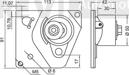 Trevi Automotive TD1643 - Braccio tenditore, Cinghia dentata www.autoricambit.com