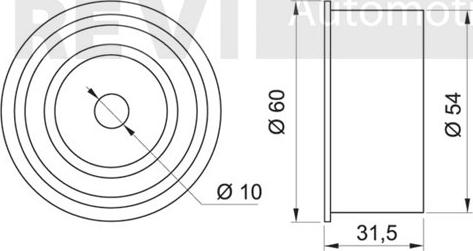 Trevi Automotive TD1636 - Galoppino/Guidacinghia, Cinghia dentata www.autoricambit.com