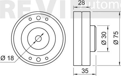 Trevi Automotive TD1032 - Galoppino/Guidacinghia, Cinghia dentata www.autoricambit.com