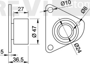 Trevi Automotive TD1159 - Galoppino/Guidacinghia, Cinghia dentata www.autoricambit.com