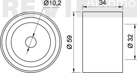 Trevi Automotive TD1331 - Galoppino/Guidacinghia, Cinghia dentata www.autoricambit.com