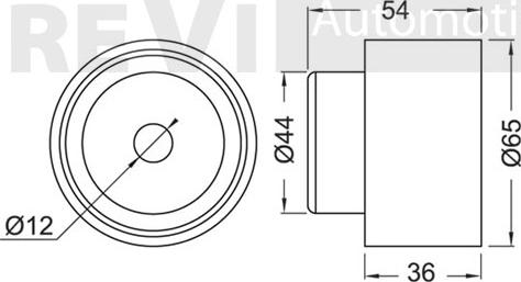 Trevi Automotive TD1241 - Galoppino/Guidacinghia, Cinghia dentata www.autoricambit.com