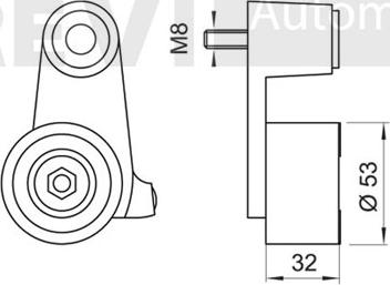 Trevi Automotive TD1274 - Rullo tenditore, Cinghia dentata www.autoricambit.com