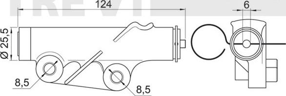 Trevi Automotive TD1720 - Smorzatore vibrazioni, Cinghia dentata www.autoricambit.com