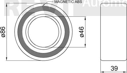 Trevi Automotive WB1971 - Kit cuscinetto ruota www.autoricambit.com