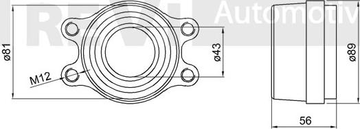 Trevi Automotive WB1485 - Kit cuscinetto ruota www.autoricambit.com