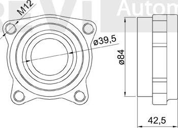 Trevi Automotive WB1482 - Kit cuscinetto ruota www.autoricambit.com