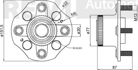 Trevi Automotive WB1567 - Kit cuscinetto ruota www.autoricambit.com