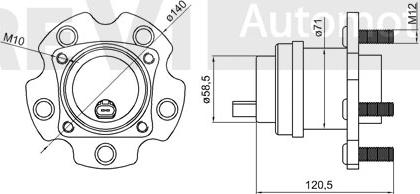 Trevi Automotive WB1010 - Kit cuscinetto ruota www.autoricambit.com