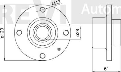 Trevi Automotive WB1170 - Kit cuscinetto ruota www.autoricambit.com