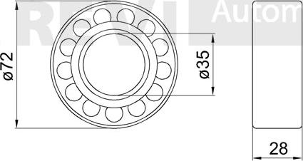 Trevi Automotive WB1867 - Kit cuscinetto ruota www.autoricambit.com