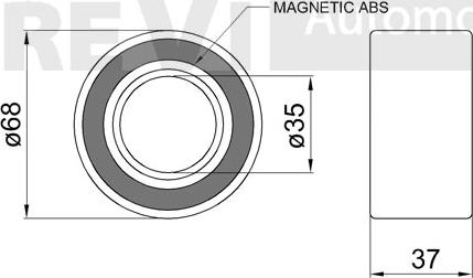 Trevi Automotive WB1871 - Kit cuscinetto ruota www.autoricambit.com