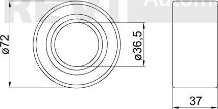 Trevi Automotive WB1319 - Kit cuscinetto ruota www.autoricambit.com